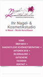 Mobile Screenshot of nk-nagelkosmetikstudio.de