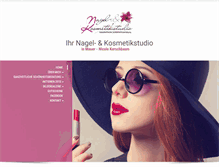 Tablet Screenshot of nk-nagelkosmetikstudio.de